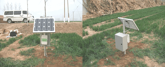 墑情自動監測儀器安裝現場一 墑情自動監測儀器安裝現場一