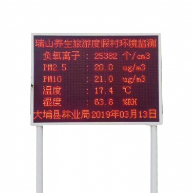 濕地公園負氧離子監測系統